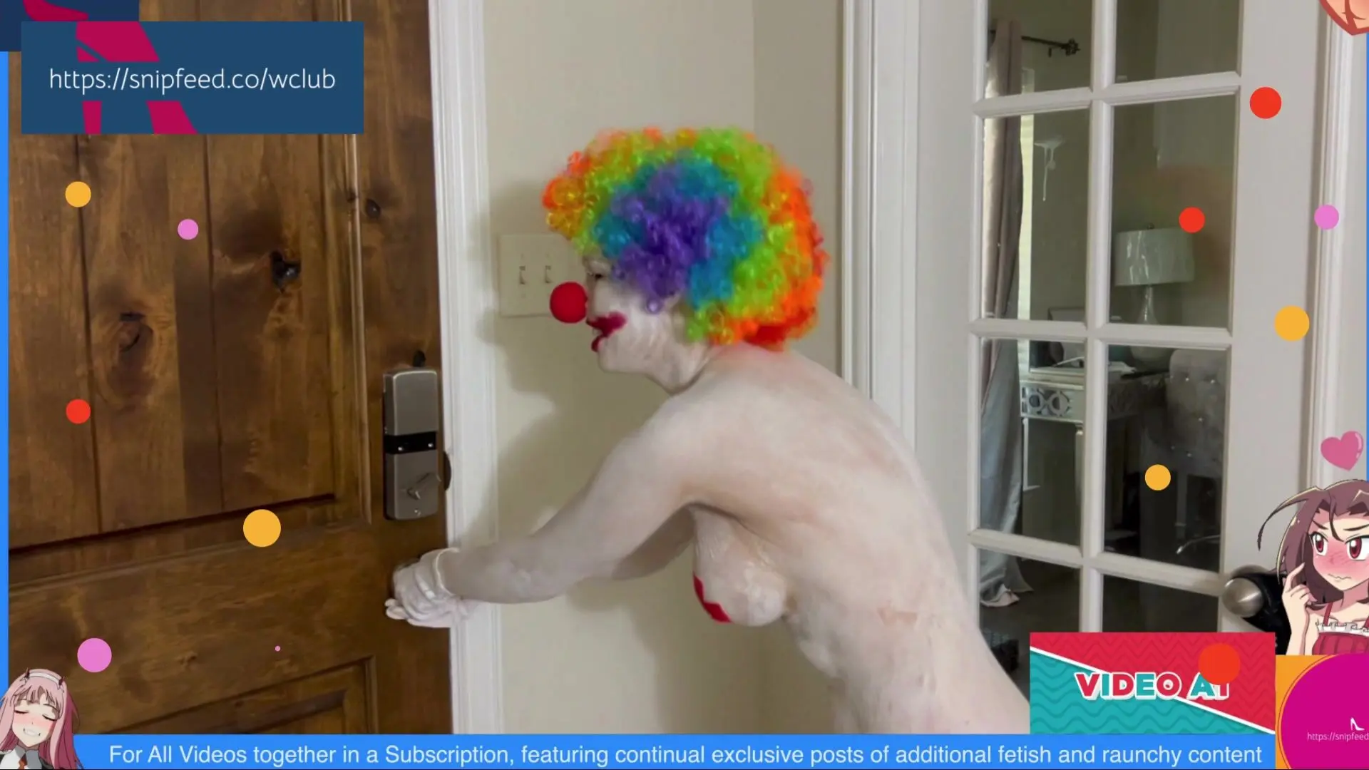 ENF embarrassed naked Big tits Blonde Teen thief Raven Summers into Clown  Humiliation Video - A1