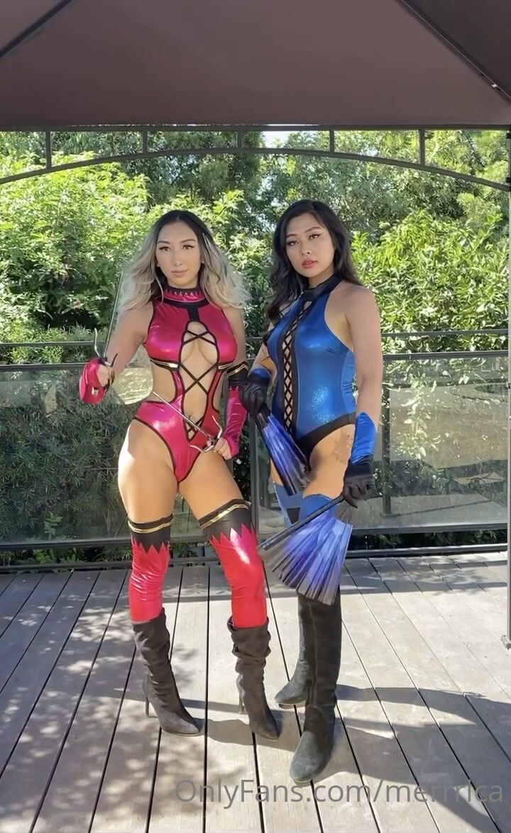 Merrrica Sneak peek of our Halloween costumes @sheflieshigh Who knows what  we are dressed up a onlyfans xxx porn videos