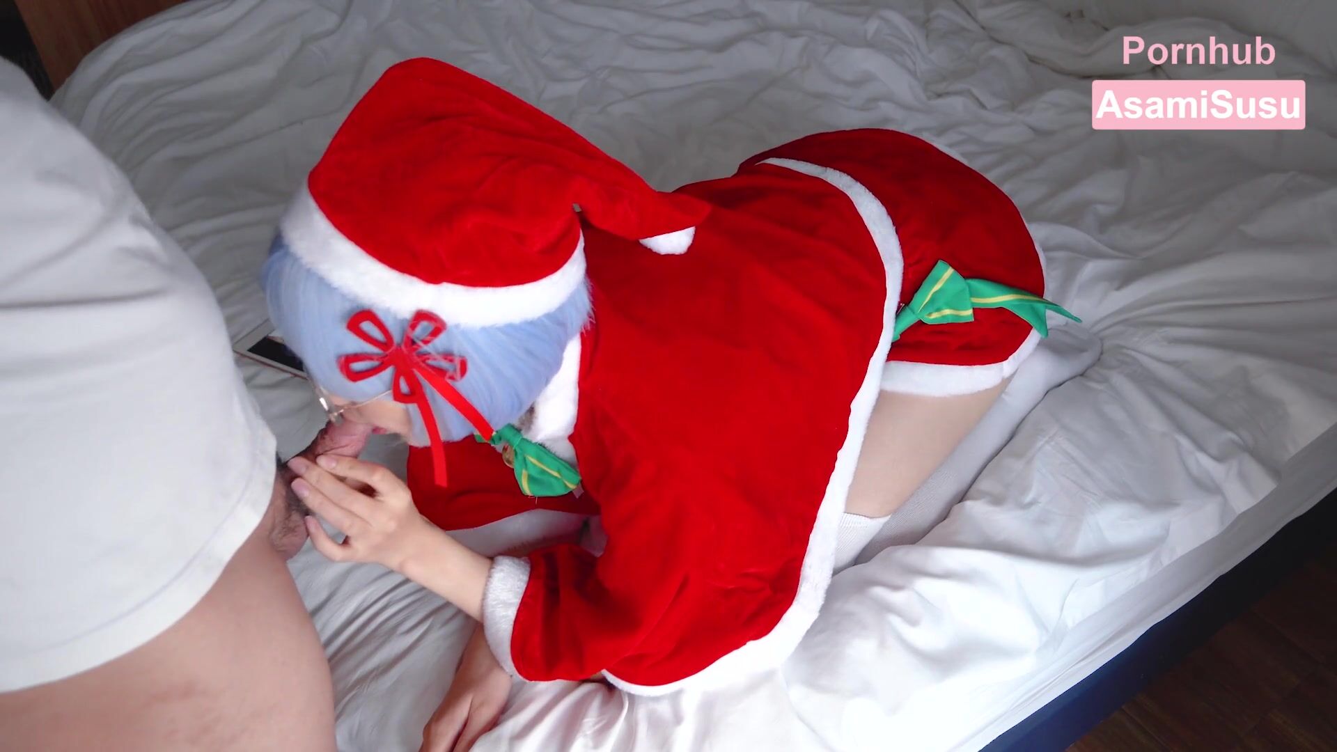 Christmas Sex Blowjob - Asamisusu cosplay christmas rem blowjob various sex christmas gift rem  chinese premium xxx porn video