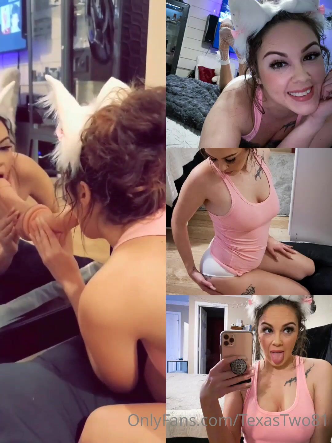 Texastwo81 new video watch me strip down and blow my new dildo before  fucking it in different p