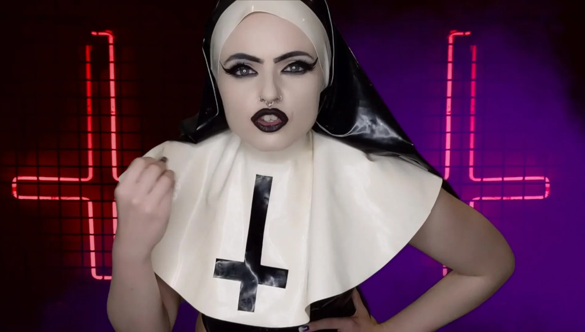 Empress poison goth nun joi full length you know what for being so good i  have