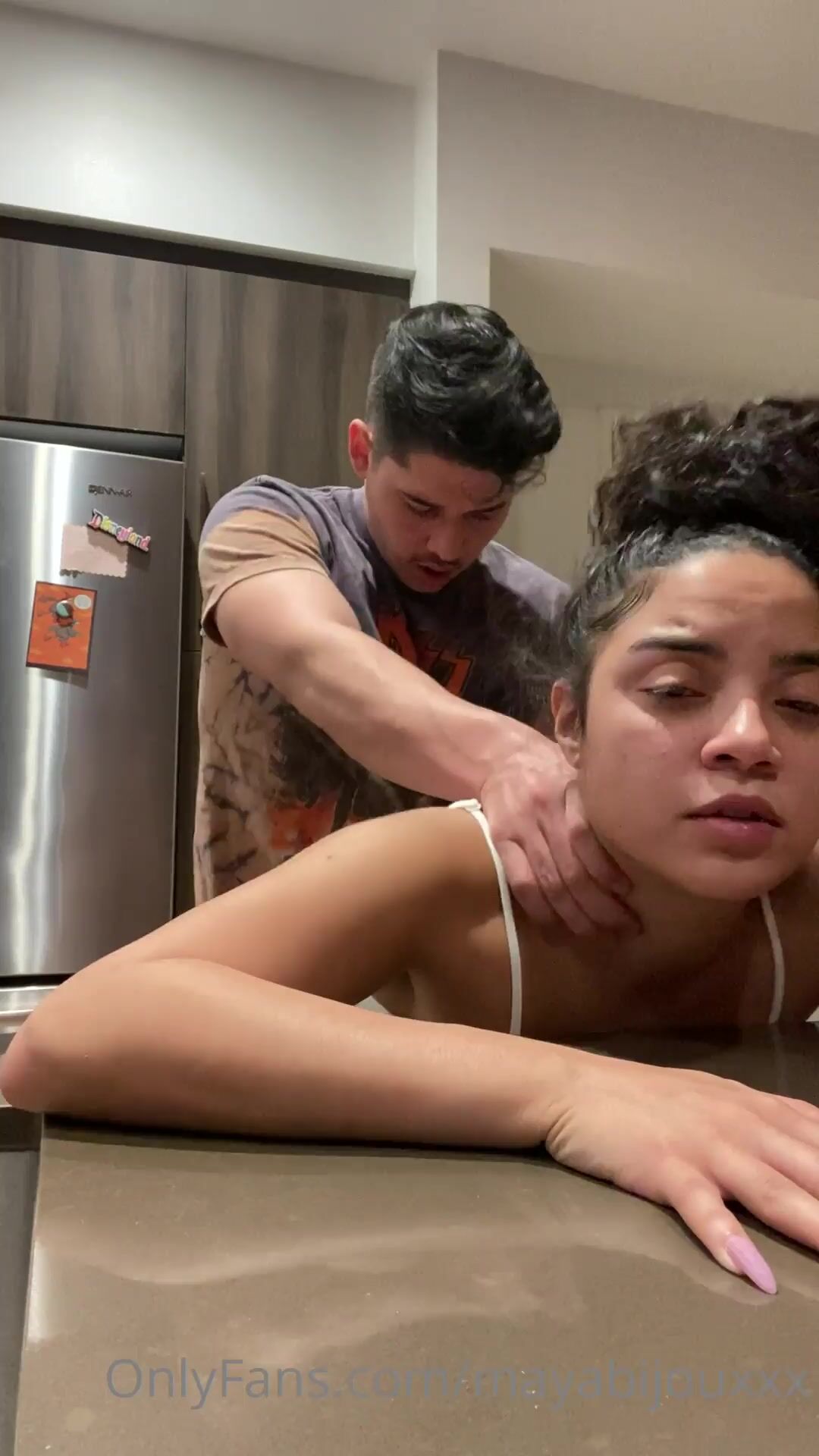 Mayabijouxxx enjoy this tipsy kitchen fuck tipsy sex is the best sex xxx onlyfans porn video