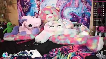Screenshot from babyrainbow's live webcam sex show video