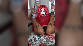 352px x 198px - Tuflaca Sad clown fucks double dildo xxx onlyfans porn video