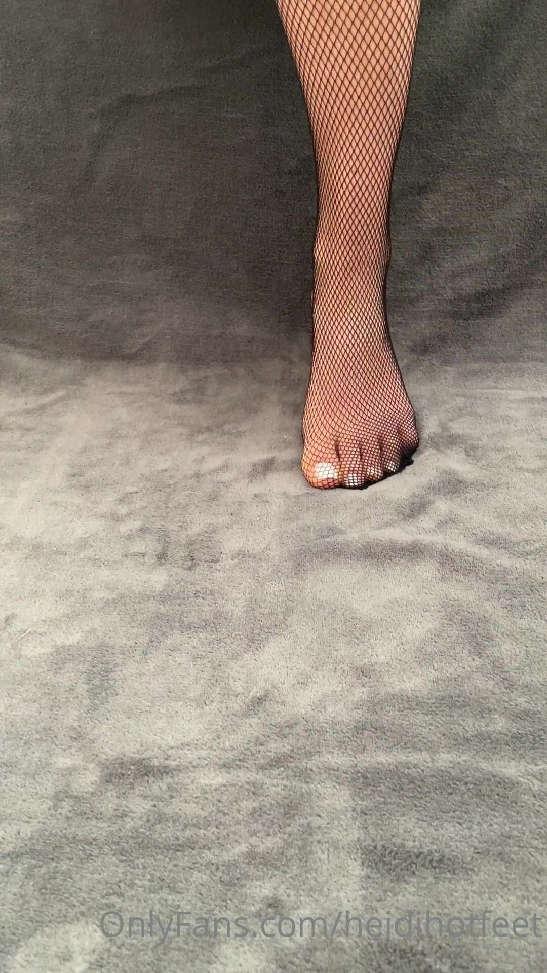 Heidihotfeet fishnets onlyfans porn xxx