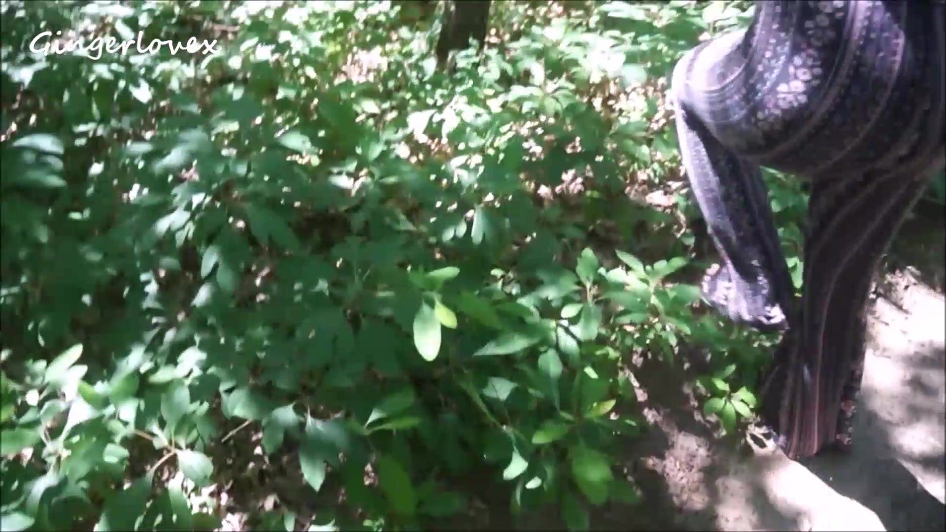 Gingerlovex quickie in the woods pov premium xxx porn video