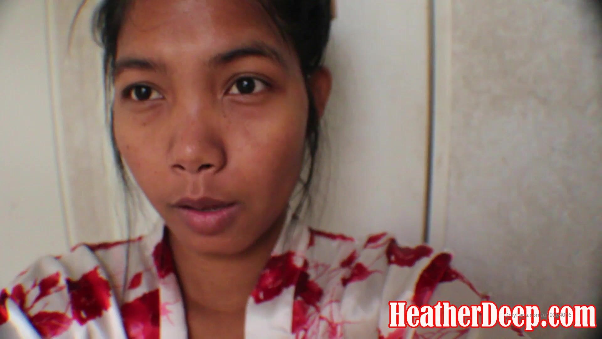 Heatherdeep thai heather deep give morning blowjob deepthroat creamthroat after shower from http www onlyfans pic