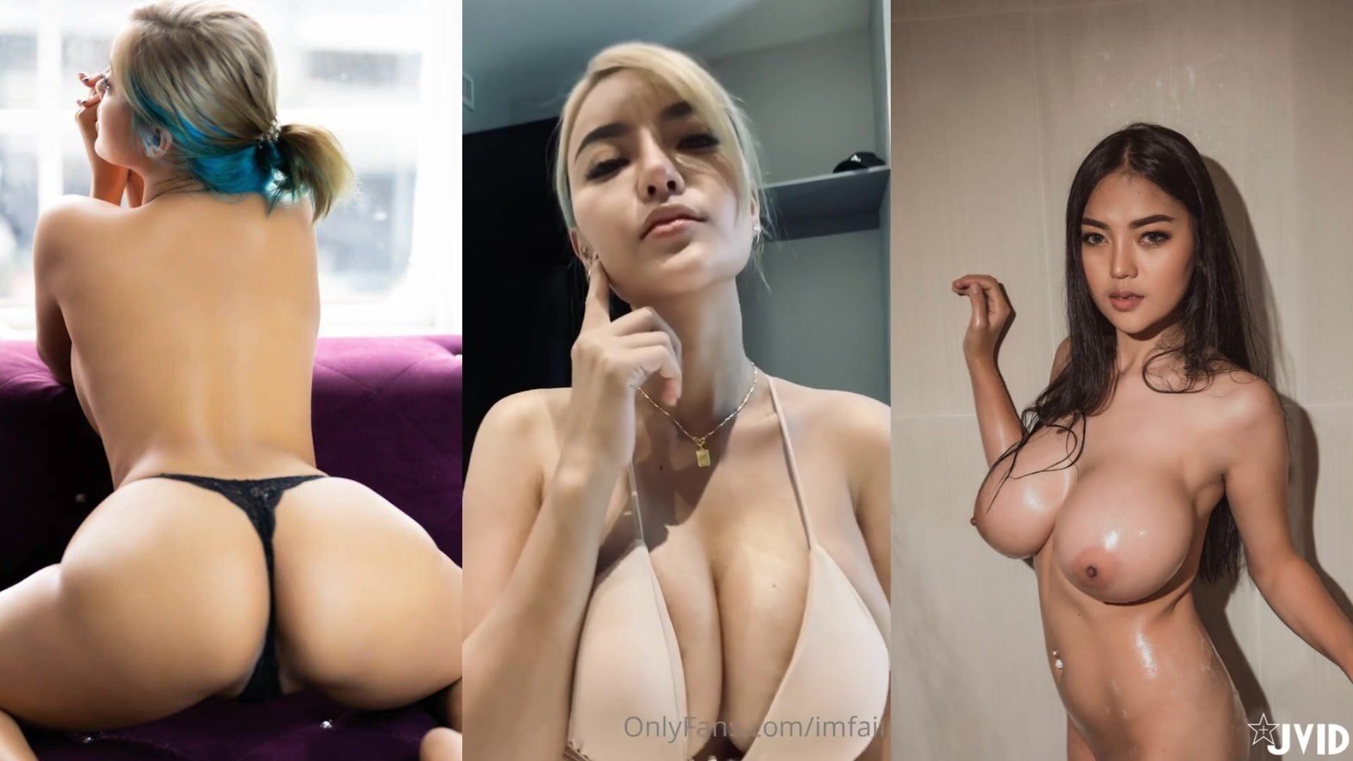 Faii Orapun, Massaging Her Boobs, Slutty Friend OnlyFans Insta Leaked Videos
