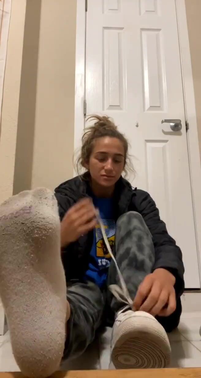 Zoeys dirty shoes and socks