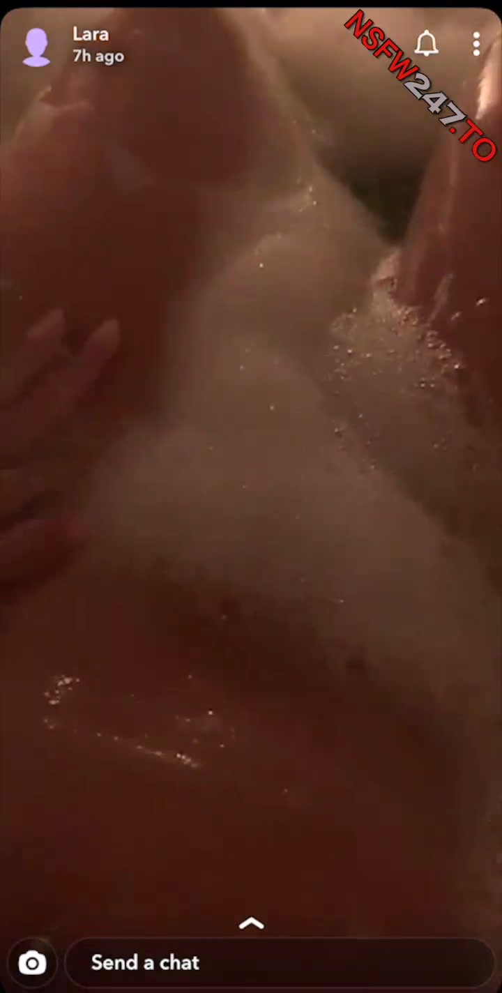 Lara lilac bath time snapchat xxx porn videos